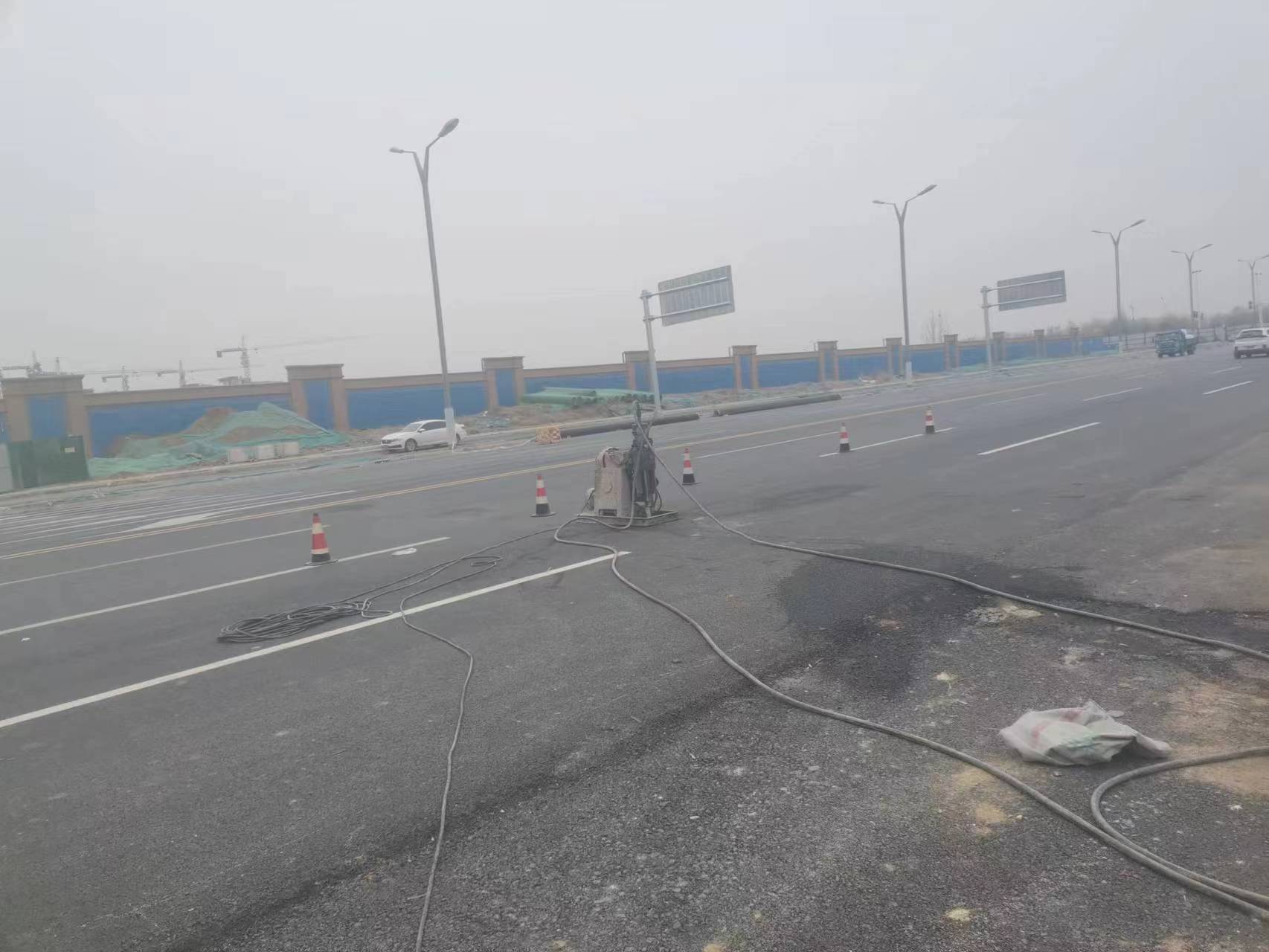 聂拉木马路注浆